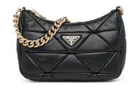 PRADA Leather Handbag, Shoulder Bag Women's Black
