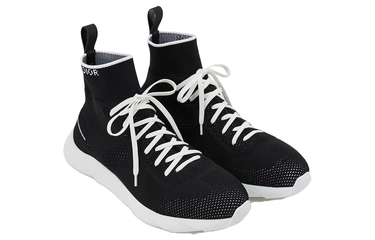 DIOR B21 High Top Casual Shoes Men's Black