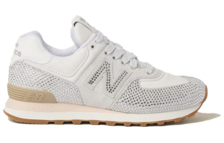 New Balance x MIU MIU NB 574 Slip Resistant Low Top Casual Shoes Women's White