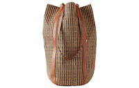 Loro Piana Leather Trim One Shoulder Handbags Women's Brown