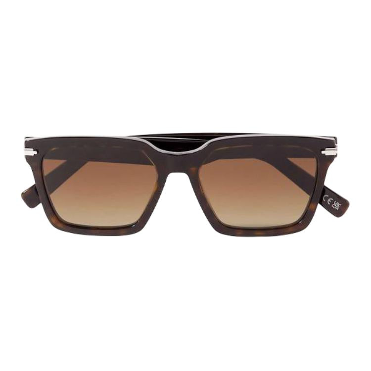 DIOR Acetate Square Sunglasses Men's Brown