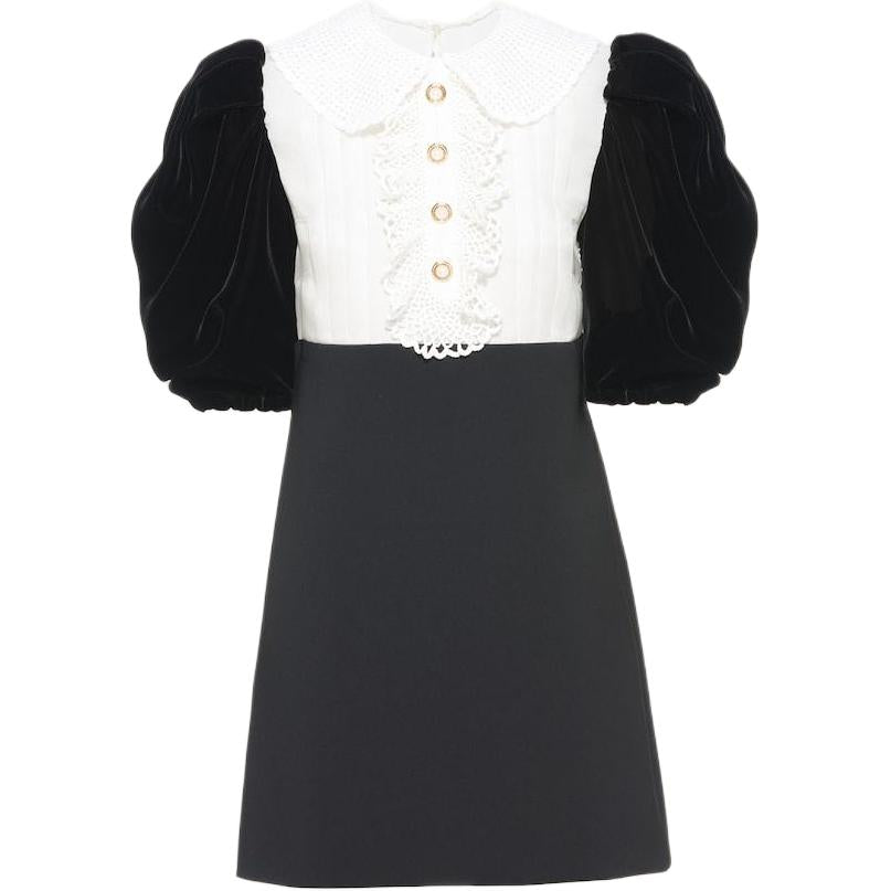 MIU MIU Short-Sleeved Dresses Women's Black