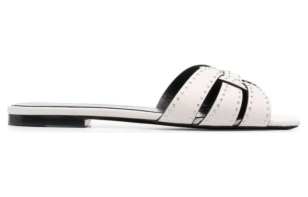 SAINT LAURENT Tribute Stylish Sandal Women's White