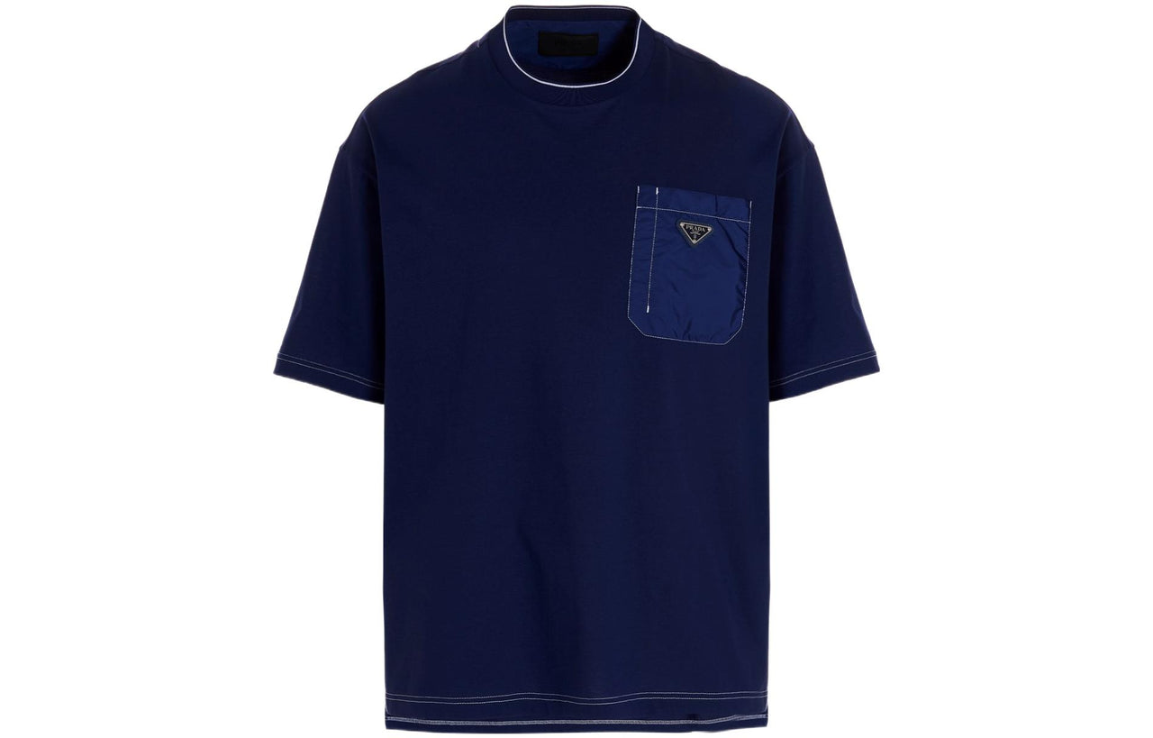 PRADA SS22 T Shirt Men's Marine Blue
