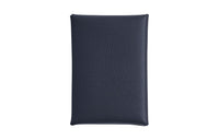 HERMES CalviCalvi Duo Evercolor Calfskin Wallets Card Holders Women's 2Z Bleu Nuit Midnight Blue