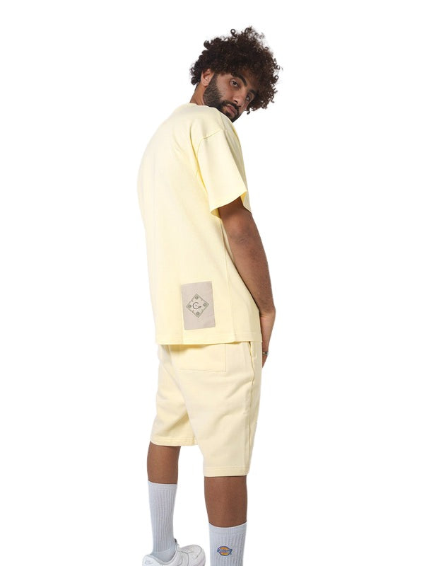 House of Cenmar Carpet Print T-Shirt 'Yellow' HOC-WCT