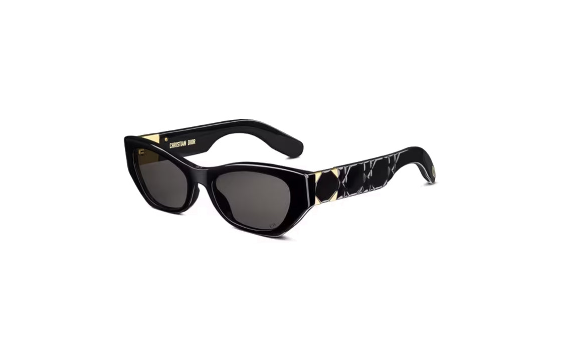 DIOR Acetate Butterfly Sunglasses Women's Black