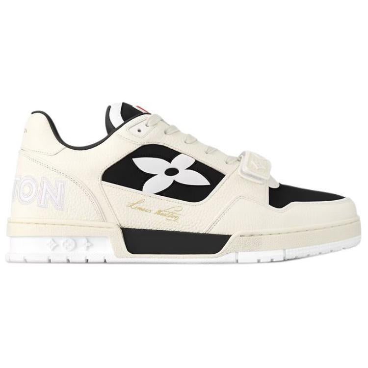 LOUIS VUITTON Trainer Skateboard Shoes Men's Black