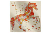 HERMES Silk Scarves Women's White