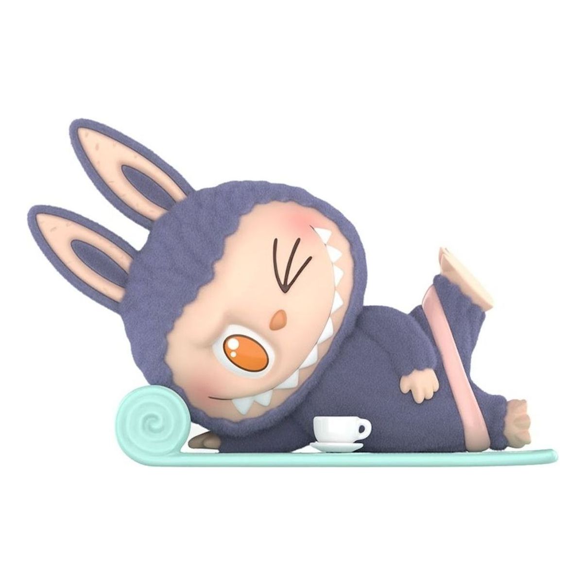 Pop Mart The Monsters Labubu Lazy Yoga 'Americano' PPMT-2408-0006-715134566