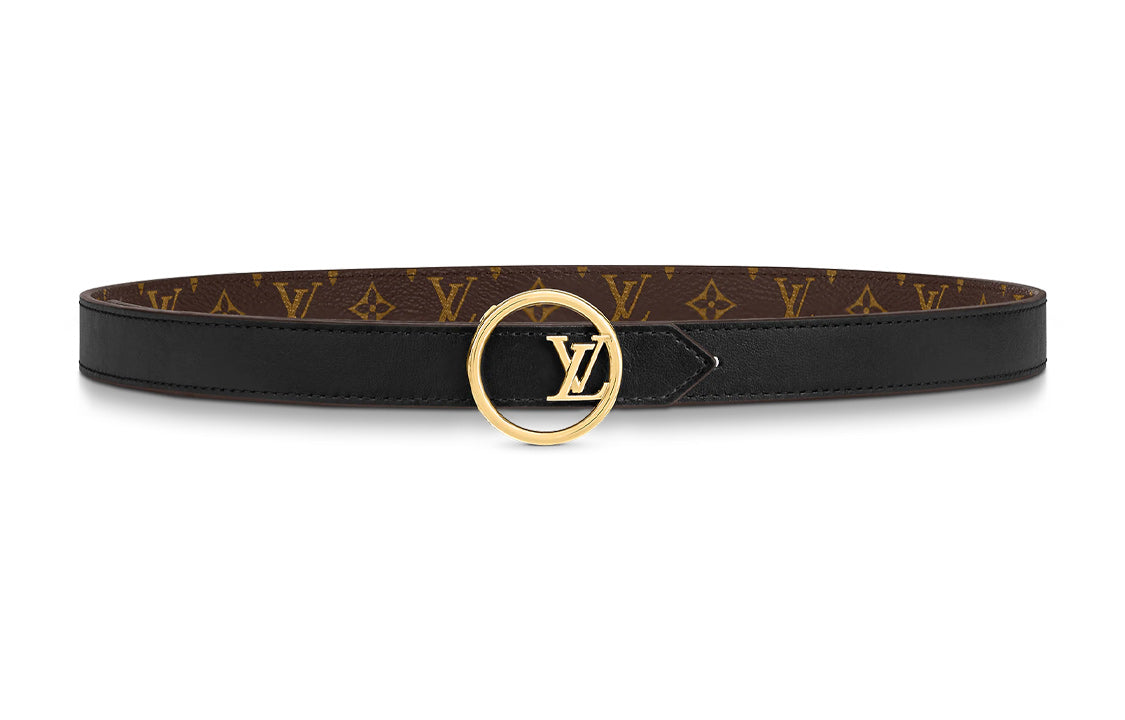 LOUIS VUITTON Smooth Buckle Fashion Casual Comfortable Women's Width: 2cm