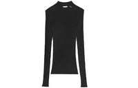 SAINT LAURENT Cassandre Ribbed Jumper