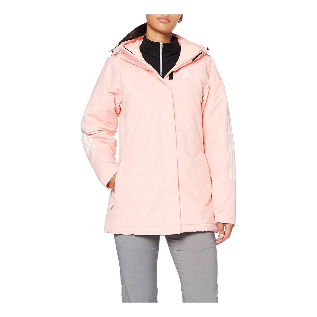 (WMNS) adidas Xploric 3-Stripes Winter Jacket 'Pink' FT2594