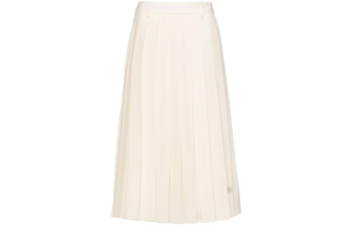 PRADA Casual Long Skirts Women's Ivory White
