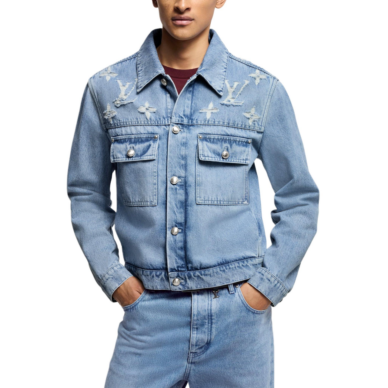 LOUIS VUITTON Denim Trucker Jacket