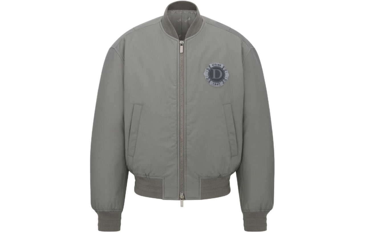 DIOR Logo Embroidered Bomber Jacket