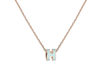 HERMES POP H Collection Rose Gold Plated Necklaces Women's
