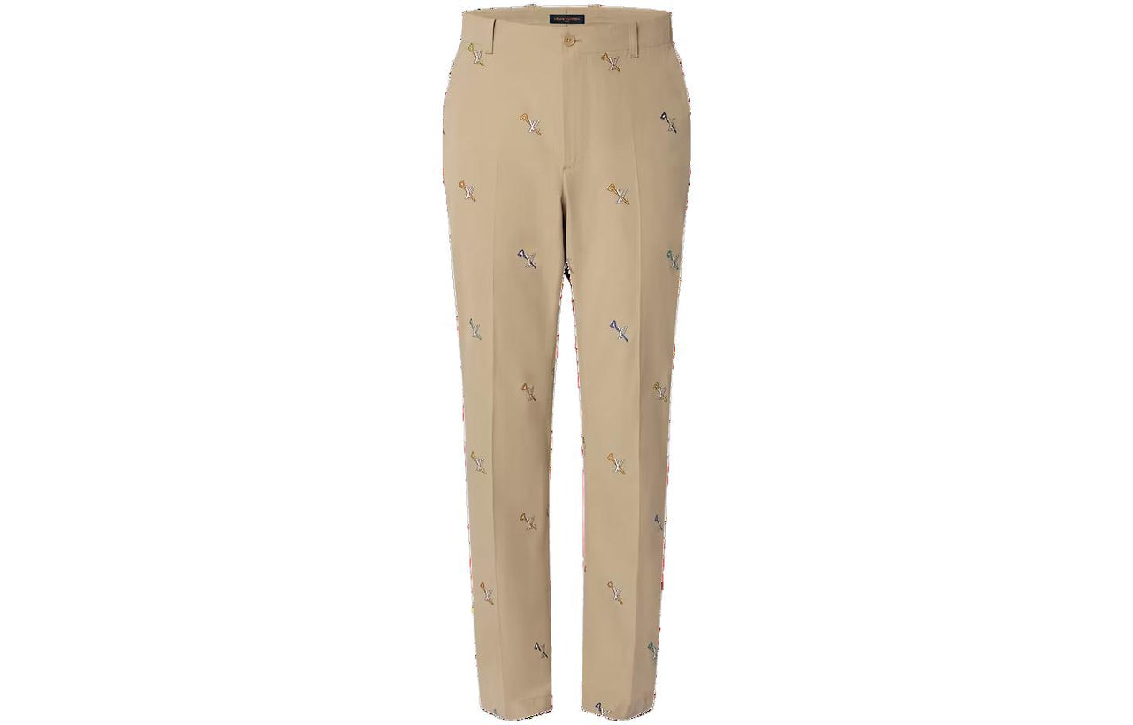LOUIS VUITTON FW23 Casual Pants Men's Beige