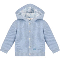 DIOR Jackets Coats Baby Hooded Cardigan Blue Infant And Toddler