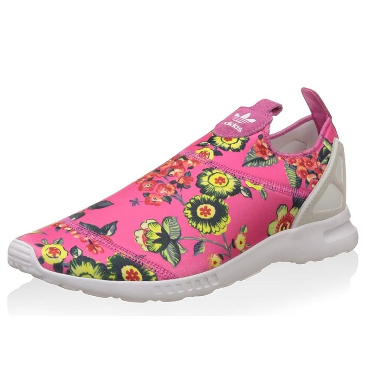 (WMNS) adidas originals ZX Flux Smooth Slip On 'Pink White' S78960