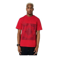 House of Cenmar Cenmar Carpet Printed T-Shirt 'Deep Red' HOC-RCT