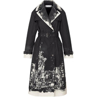 DIOR Trench Coats Women's Black