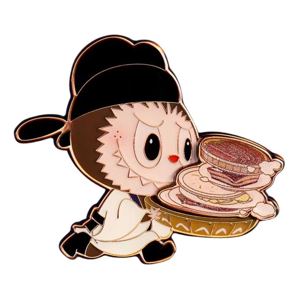 Pop Mart The Monsters Labubu Let's Have Fun Together Badge 'Grand Banquet' Secret Edition  PPMT-2408-0061-723841576