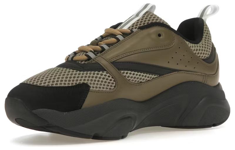 DIOR B22 Khaki Black Calfskin