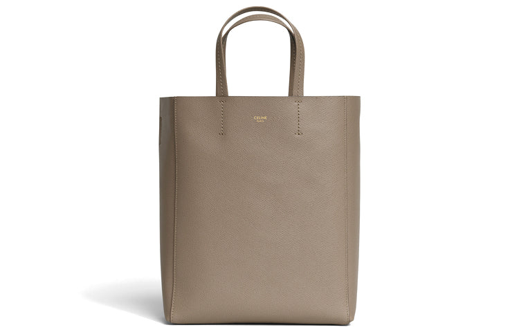CELINE Grained Cow Leather Tote Bag Shopping Bag Shoulder Bag Crossbody Bag Handbag Women's Taupe
