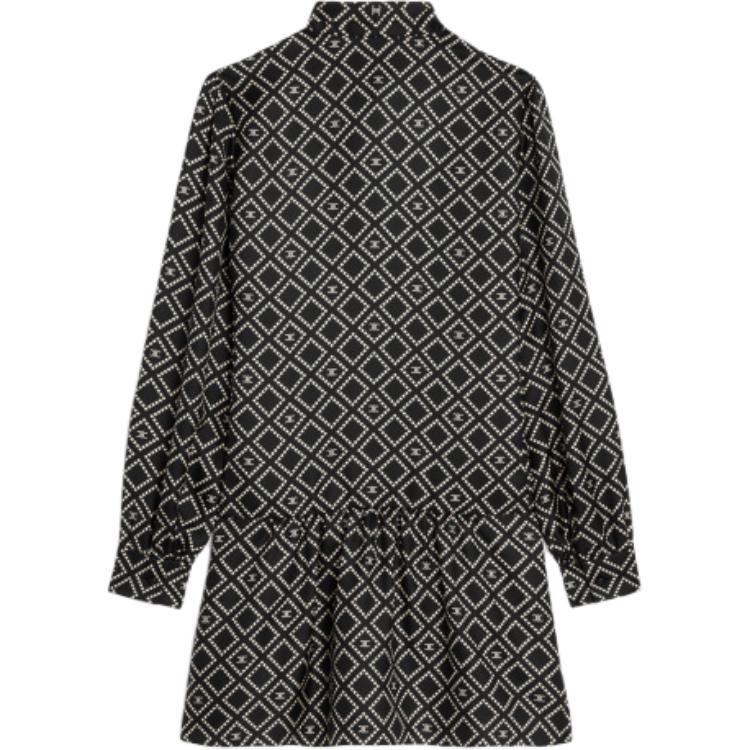 CELINE Basque Mini Dress In Silk Twill