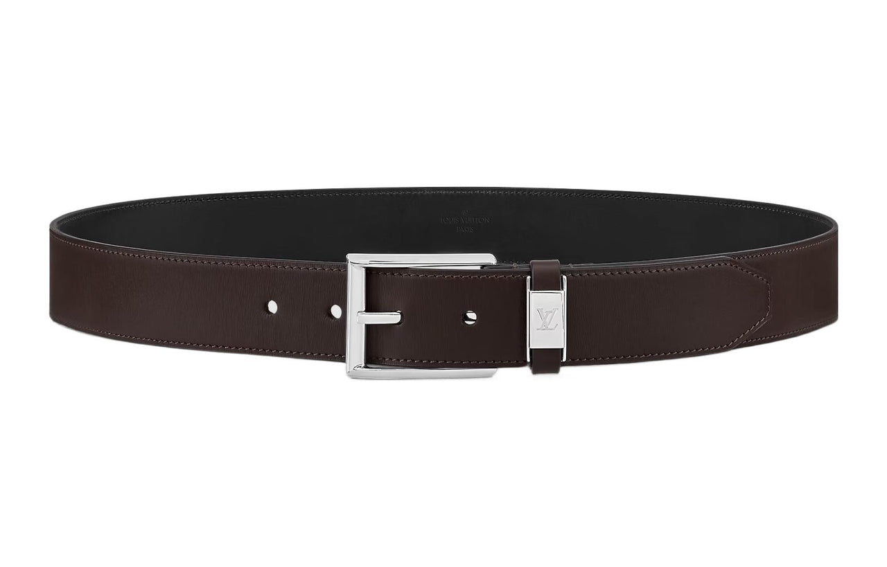 LOUIS VUITTON Pin Buckle, Elegance Cow Leather Belts Men's