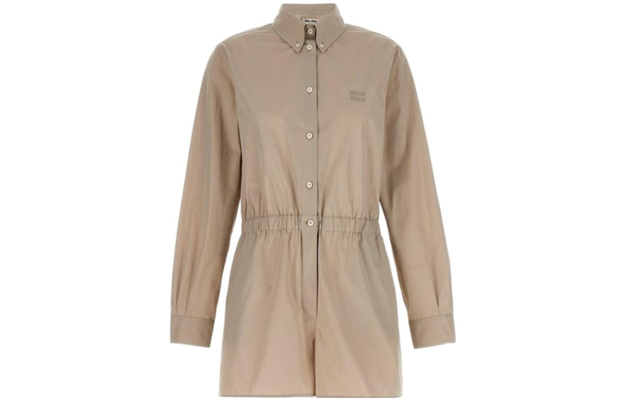 MIU MIU FW23 Jumpsuit Women's Khaki
