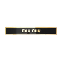MIU MIU Metal Hair Clips Women's Black