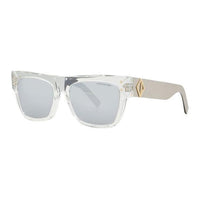 DIOR Acetate Irregular Shape Sunglasses Men's Silver
