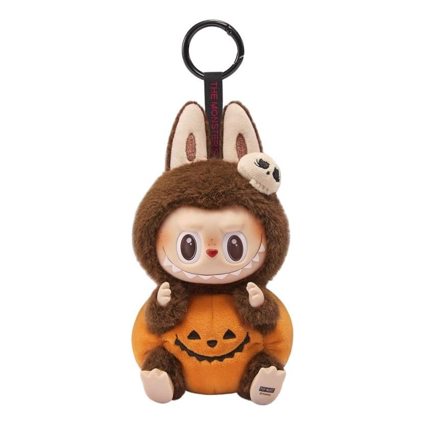 Pop Mart The Monsters Labubu Happy Halloween Party Series Sitting Pumpkin Pendant PPMT-2409-0009-735049808