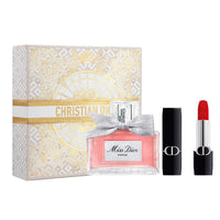 DIOR Christmas Limited Edition Miss Dio Lipstick Box Perfume Sets Parfum Citrus Peach 35ml+3.5g