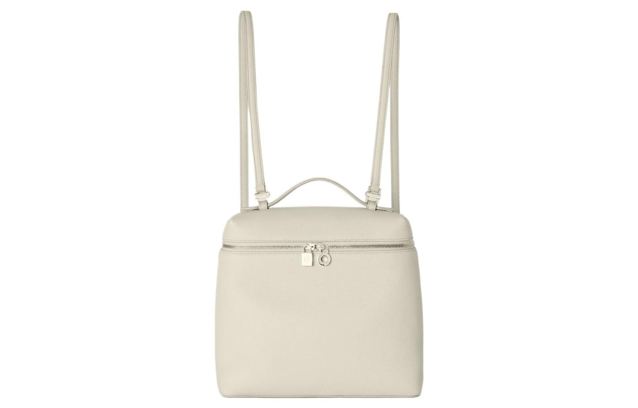 Loro Piana ExtraPocket Leather Tofu Bag Backpack Regular Women's Mint White