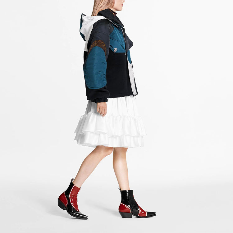 LOUIS VUITTON Jackets & Coats Women's Blue, Black & Multicolor