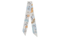 HERMES Silk Scarves Women's Multicolor