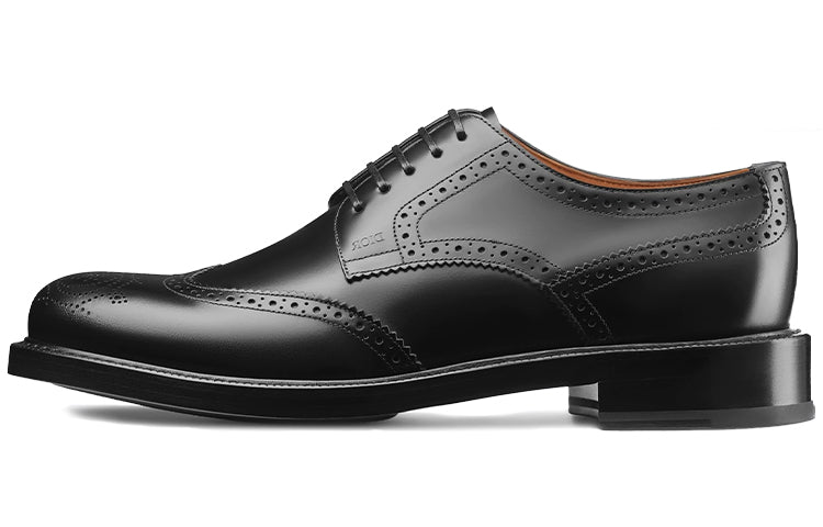 DIOR Brogue Derby Shoes Men's Black