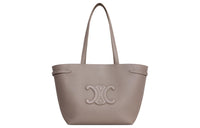 CELINE Cabas Grained Calfskin Tote Bag, Shopping Bag, Shoulder Bag, Handbag Women's Pebble