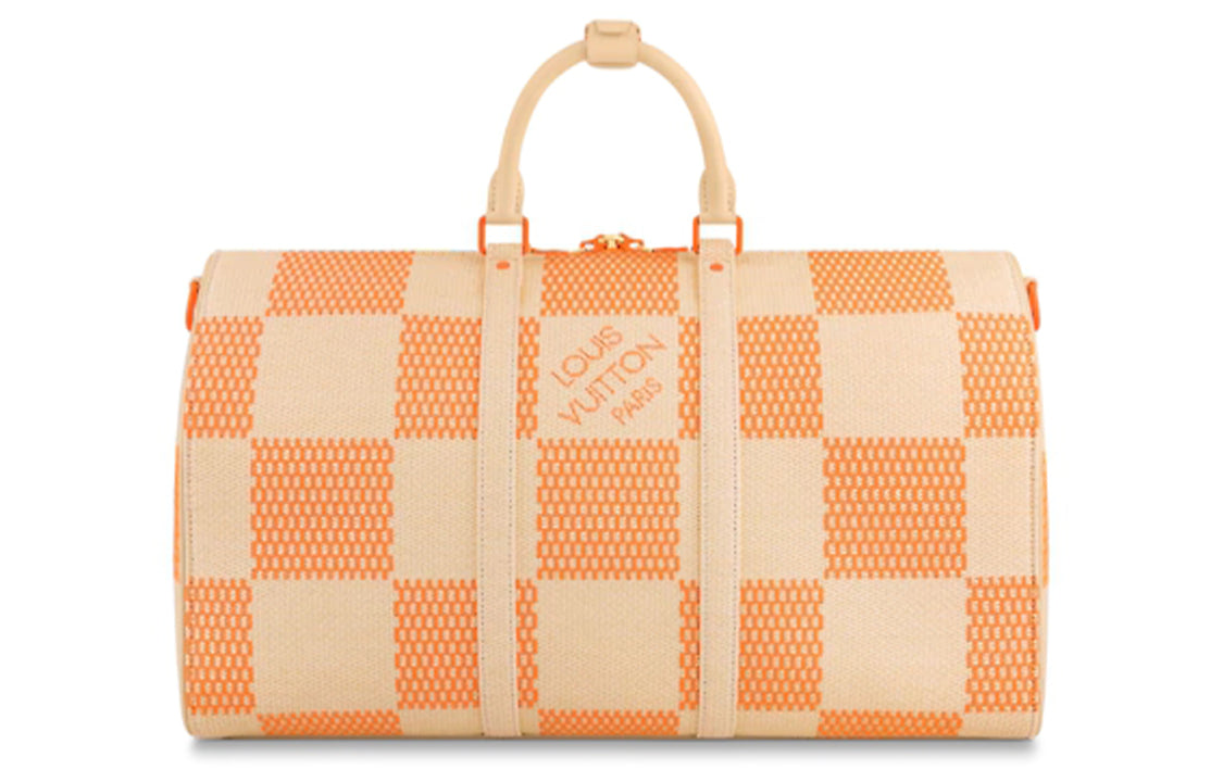 LOUIS VUITTON Keepall Bandouliere 50 Orange