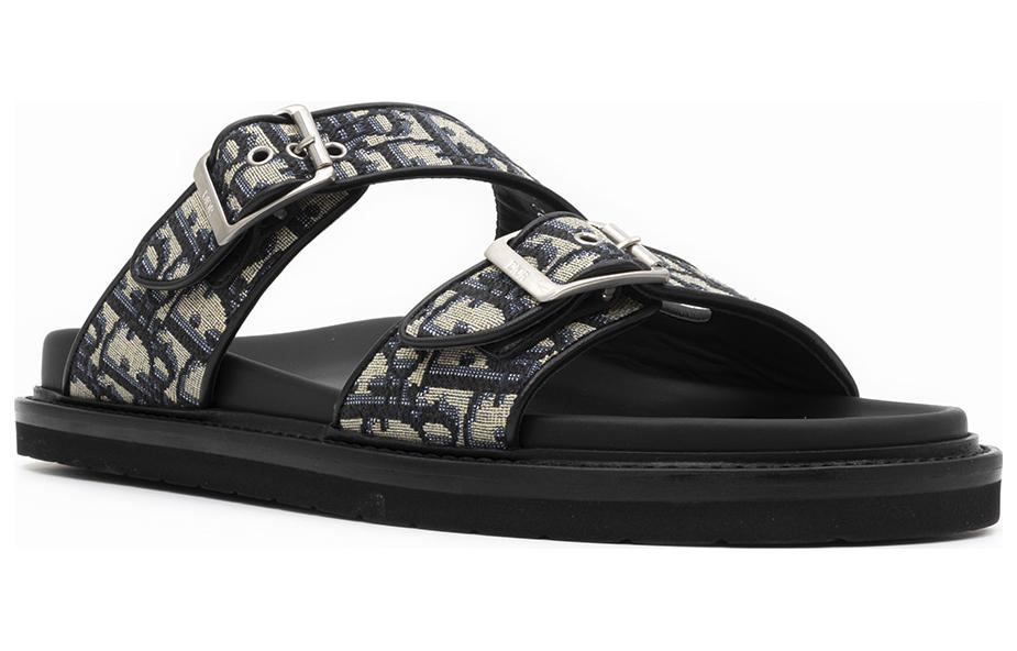 DIOR Aqua Slide Slippers Men's Black