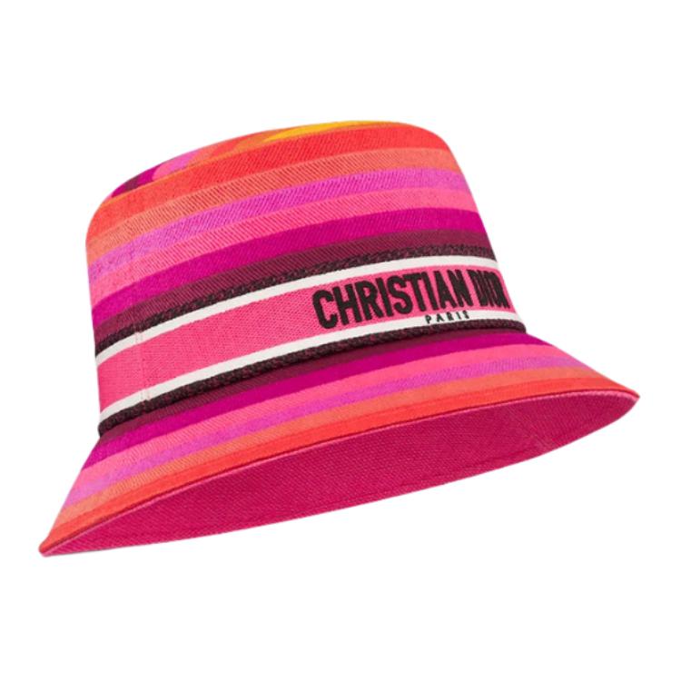 DIOR Cotton Bucket Hats Women's Multicolor