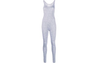 SAINT LAURENT Ribbed Bodysuit 'Gris Chine'