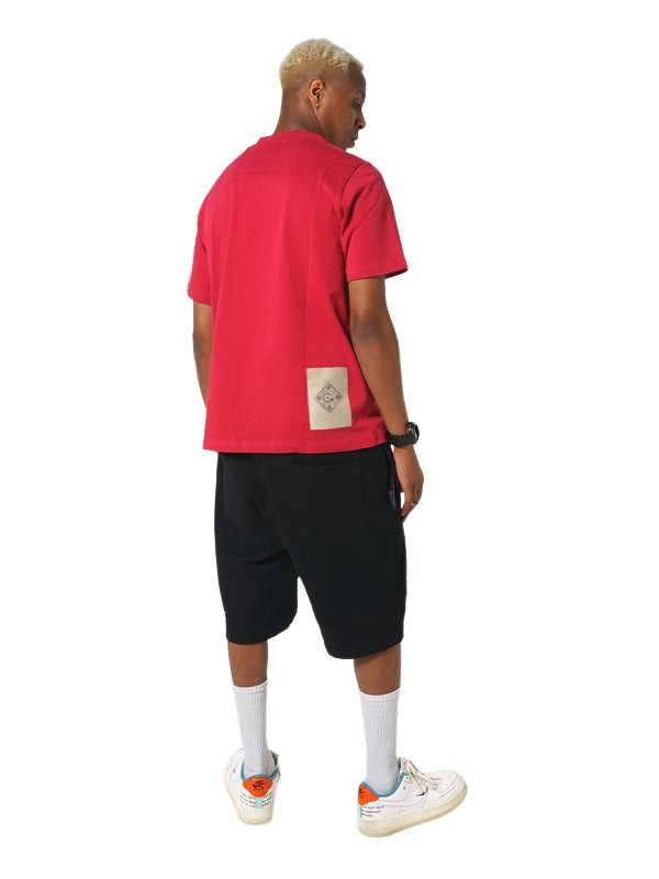 House of Cenmar Cenmar Carpet Printed T-Shirt 'Deep Red' HOC-RCT