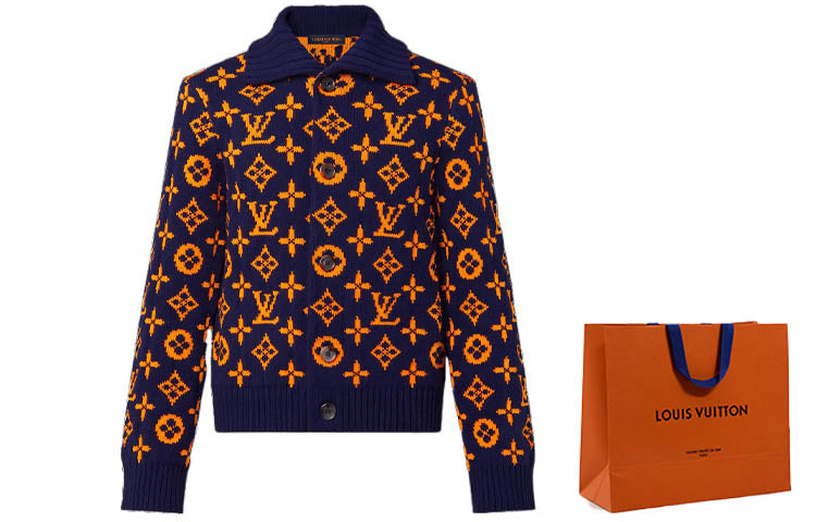 LOUIS VUITTON SS23 Sweater Men's Dark Blue