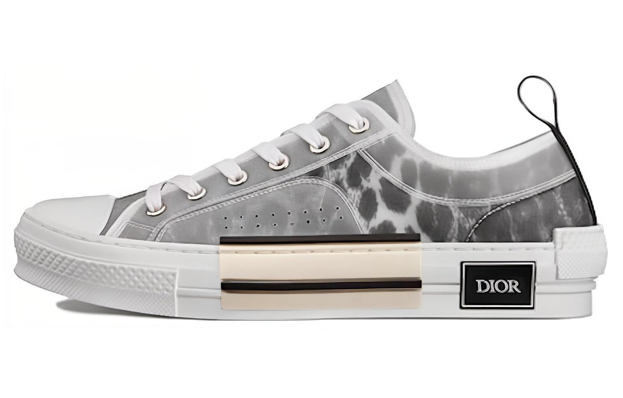 DIOR B23 Low Top Grey Leopard