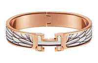 HERMES Clic-H Bangles Women's Rose Gold
