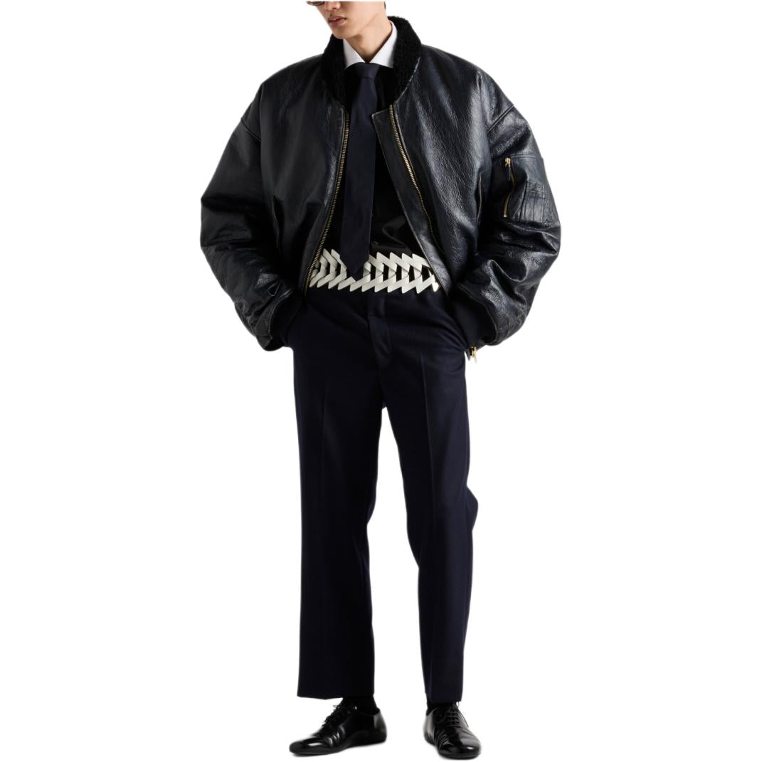 PRADA SS24 Puffer Jacket Men's Black